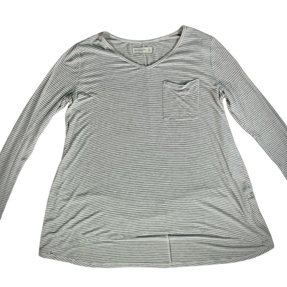 Abercrombie Oversized Striped Comfy Shirt